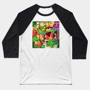 Retro Cartoon Shirt wth Cuphead Cat Baseball T-Shirt